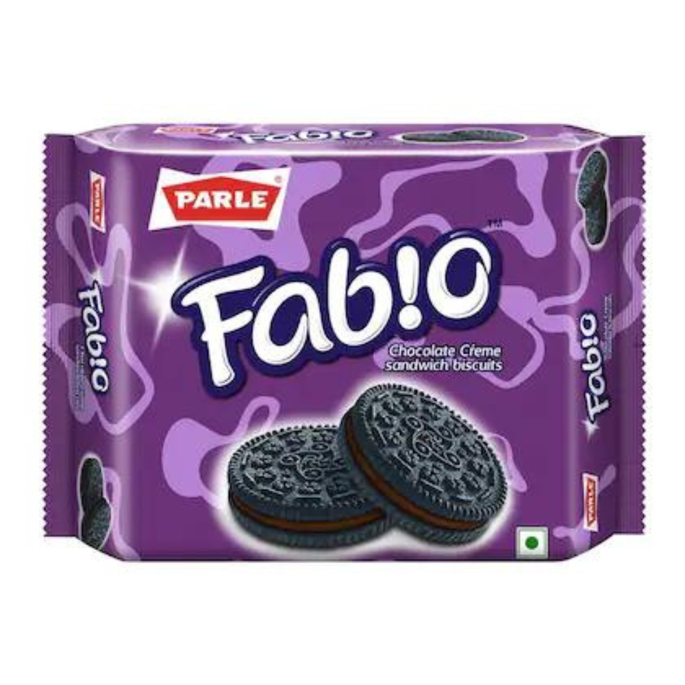 PARLE HIDE AND CHOCLATE CREME FABIO BISCUITS