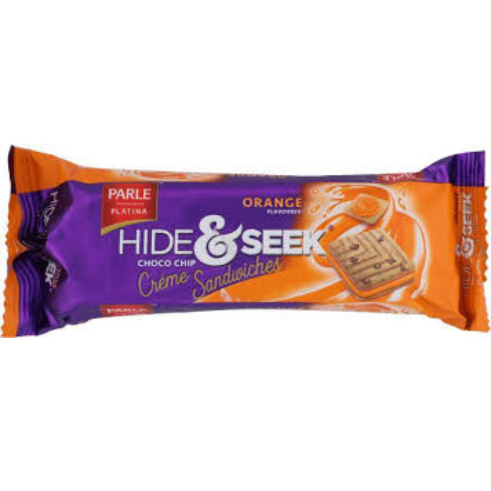 PARLE HIDE AND ORANGE BISCUITS