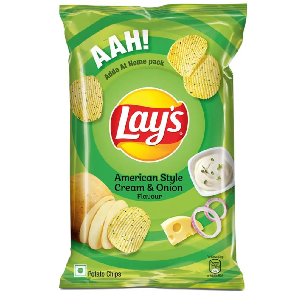 Lay's American Style Cream & Onion Potato Chips 90 g