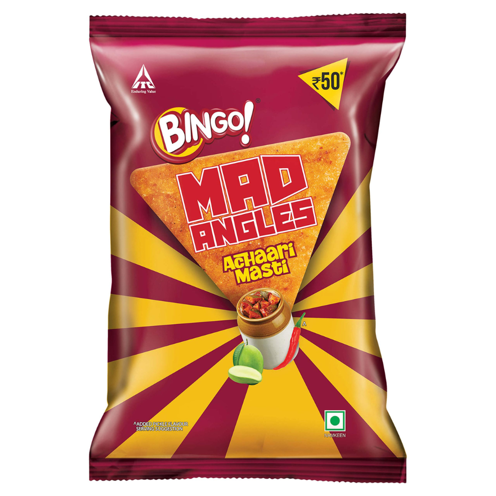 Bingo Achaari Masti Mad Angles 130 g