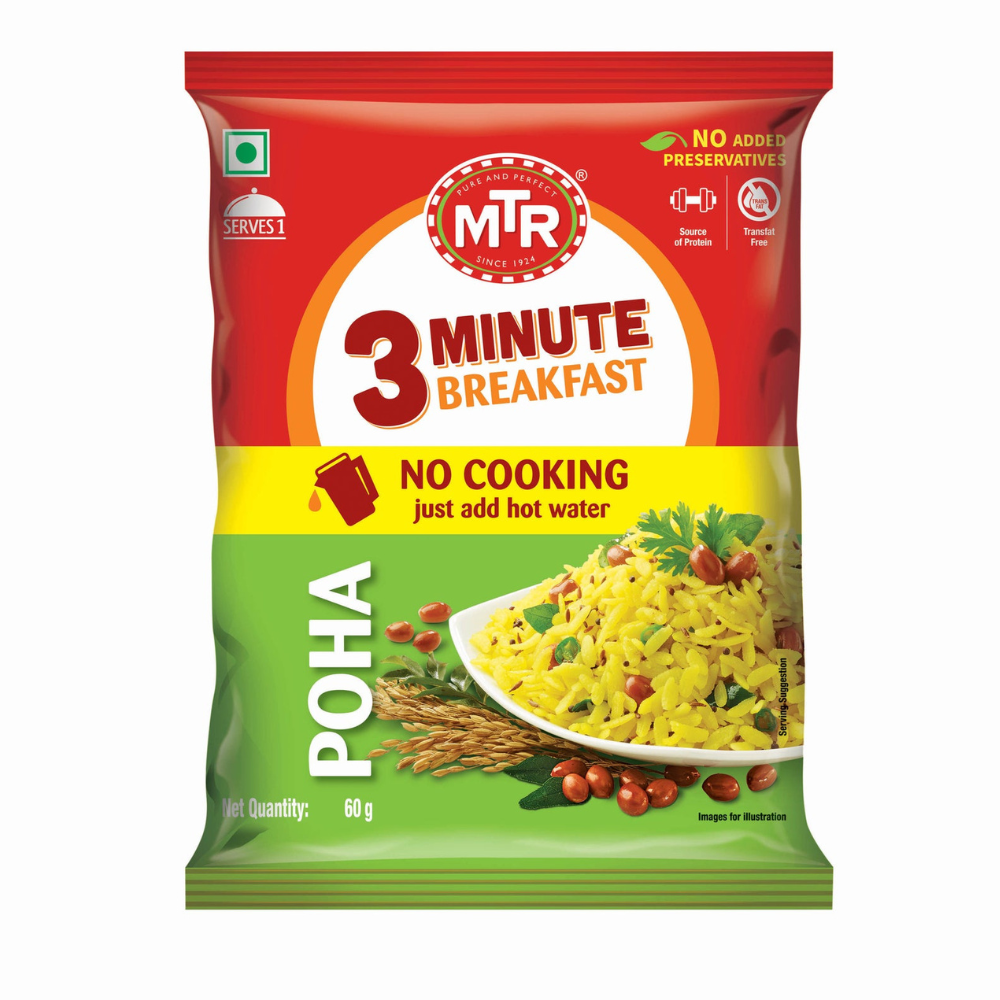 MTR 3 MINUTE POHA POUCH 60G