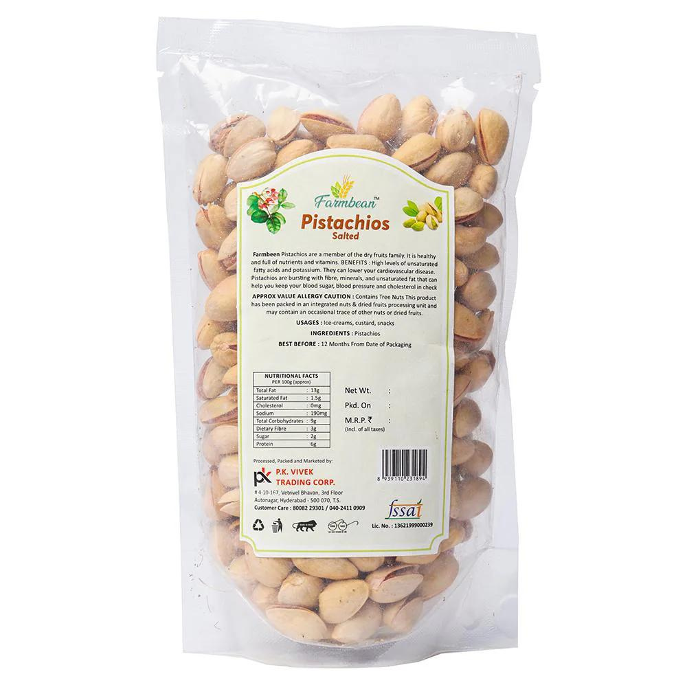 Farmbean Premium Fresh Whole Roasted Salted Pistachios