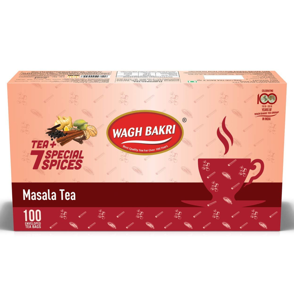 WAGH BAKRI MASALA TEA 100'S X 200G